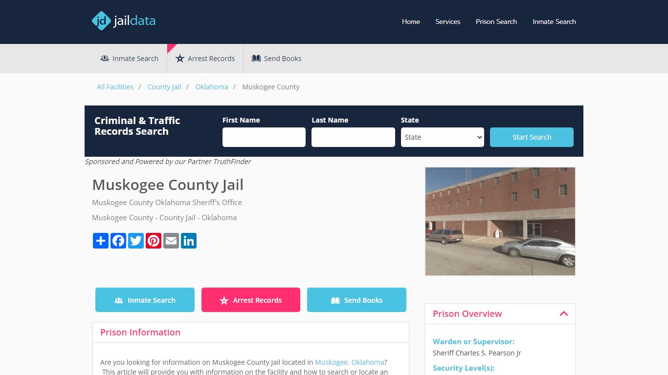 Muskogee County Jail: Visitation, Inmate Search, Mugshots - Muskogee ...