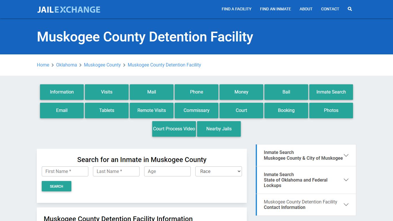 Muskogee County Detention Facility - Jail Exchange